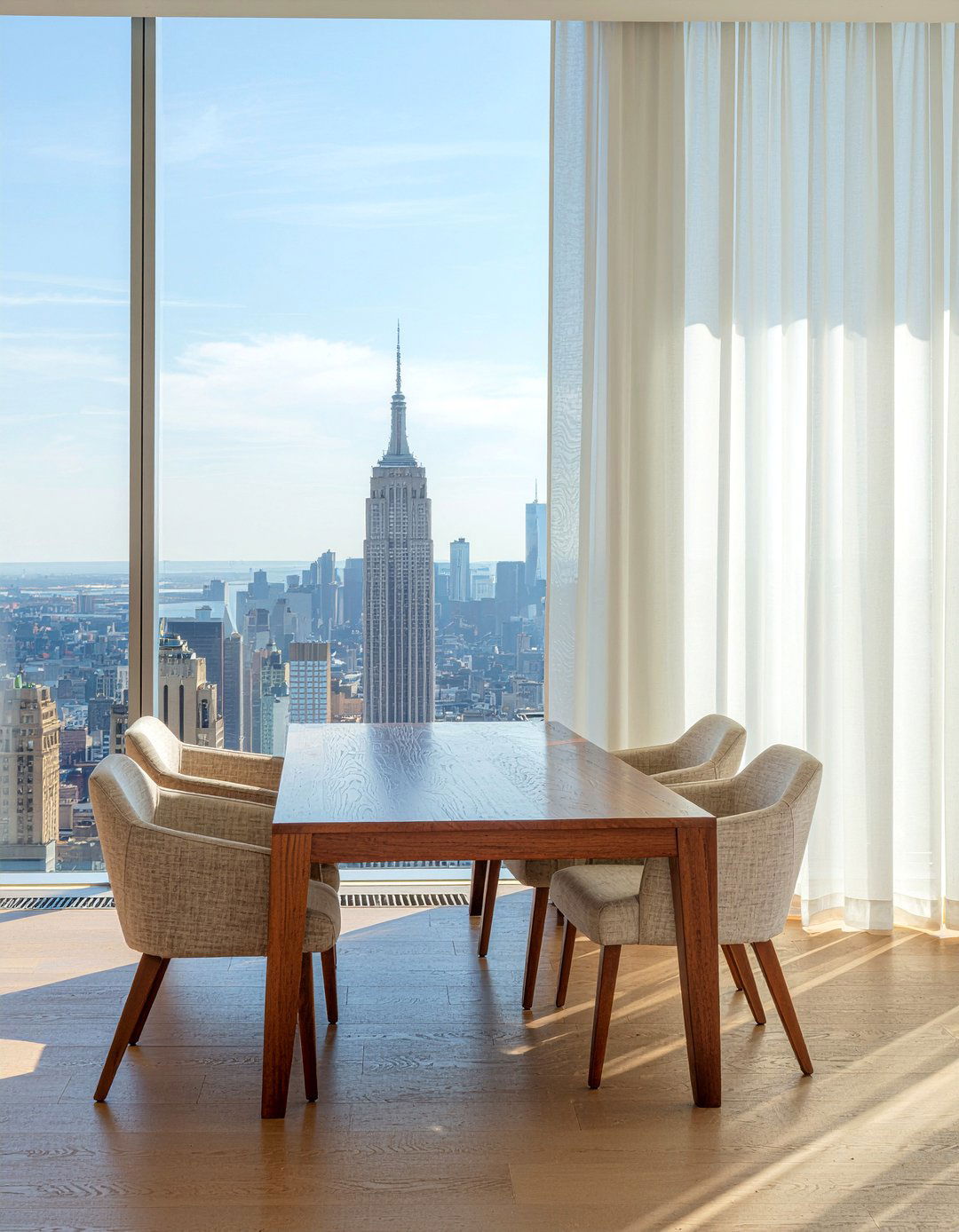 Floor To Ceiling Window Dining - 30 New York dining room ideas