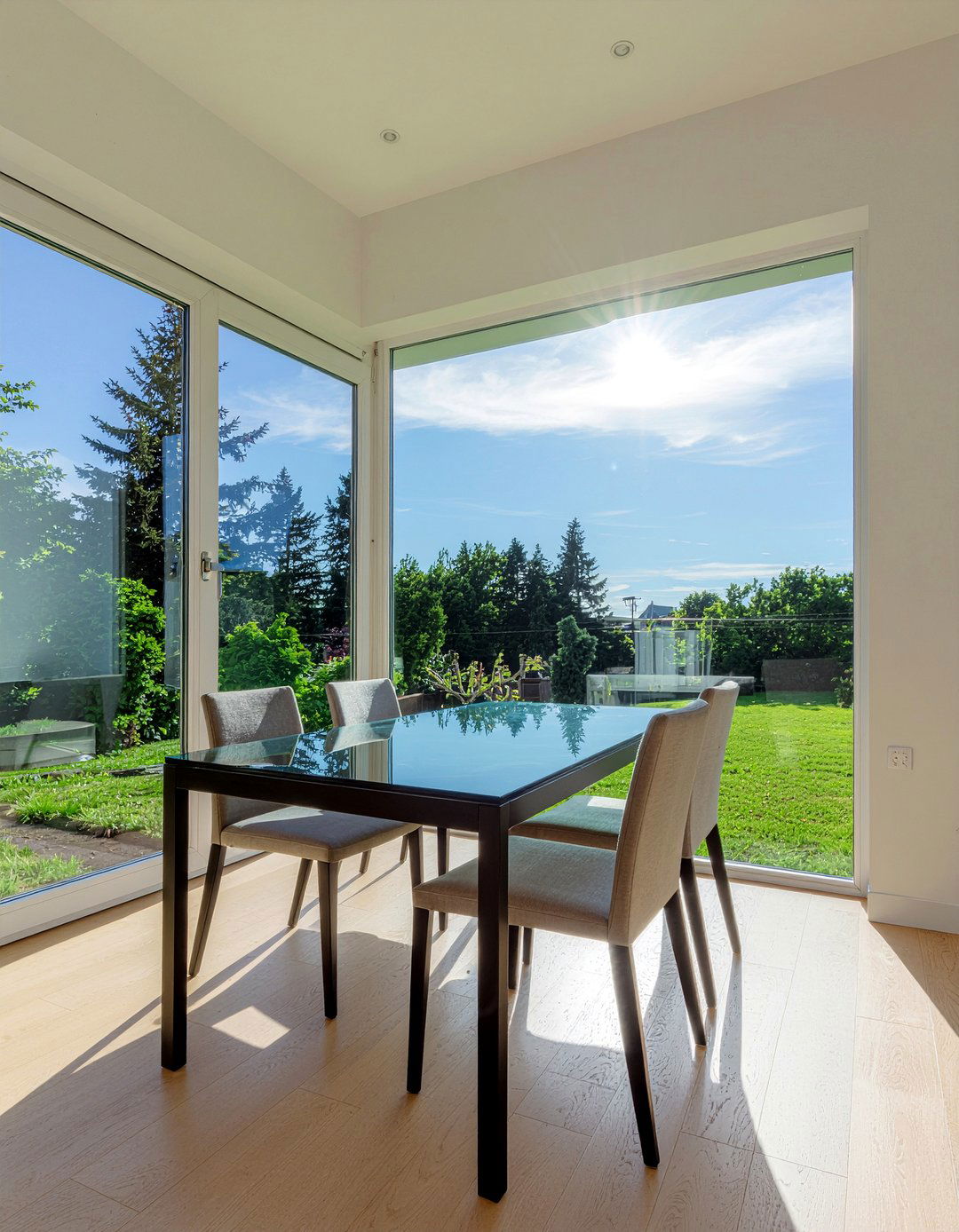 Floor To Ceiling Window Dining Room - 30 cool neutral dining room ideas