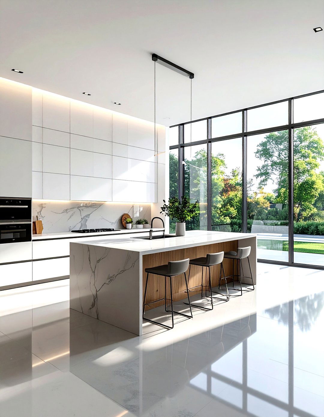 Floor To Ceiling Window Kitchen - 30 kitchen window design ideas