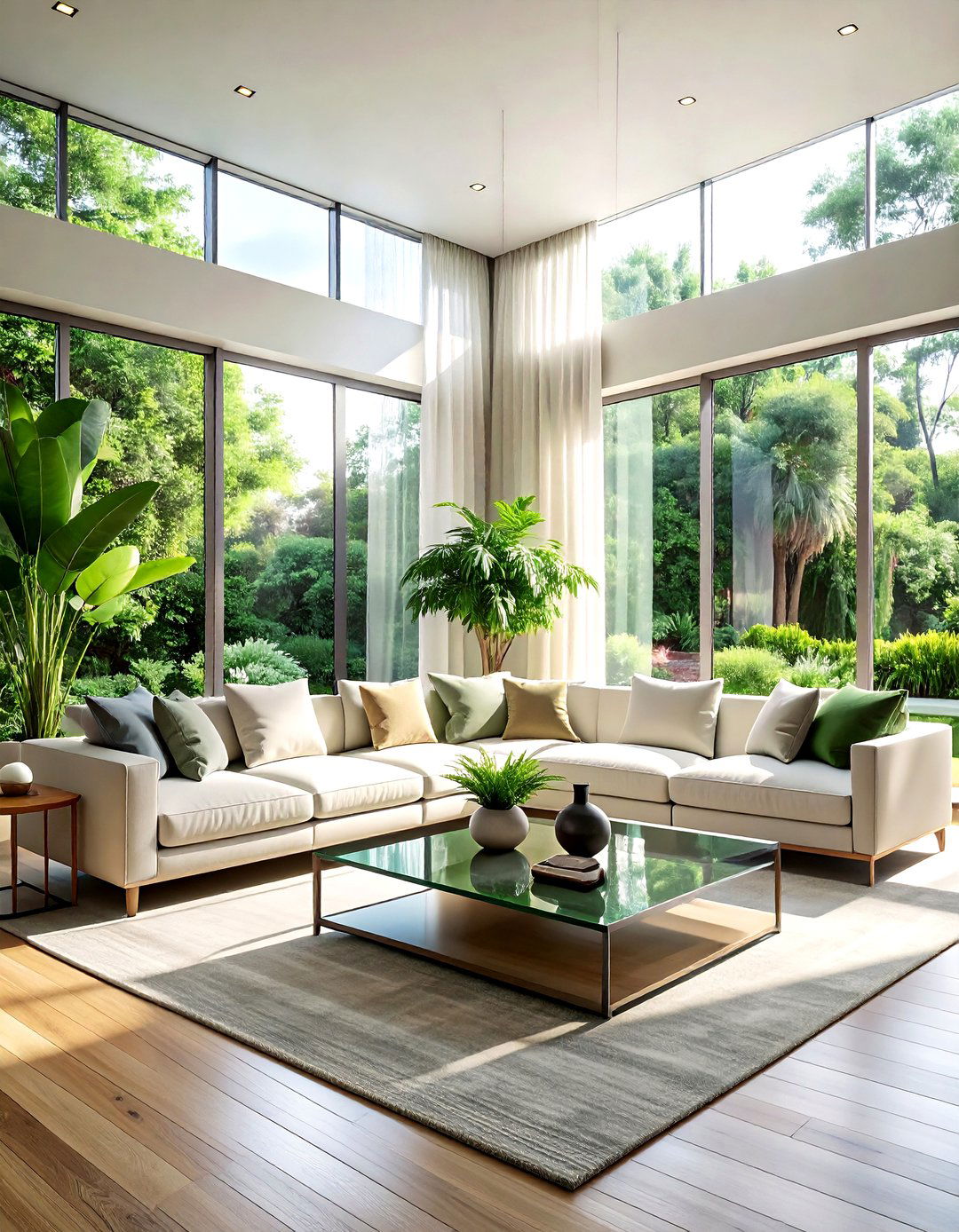 Floor To Ceiling Window Living Room - 30 luxury living room ideas