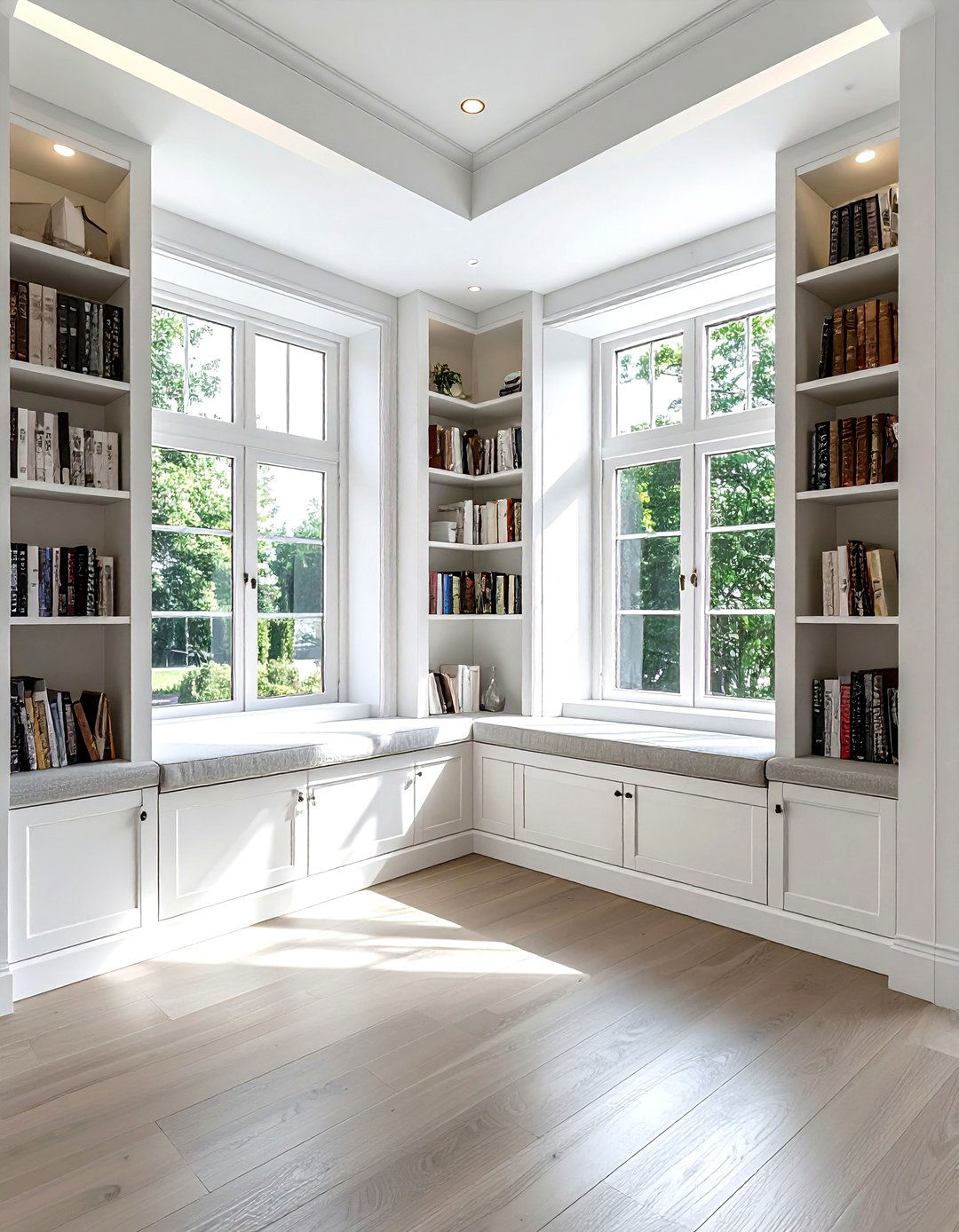 Floor To Ceiling Window Seat Storage - 30 living room window seat storage