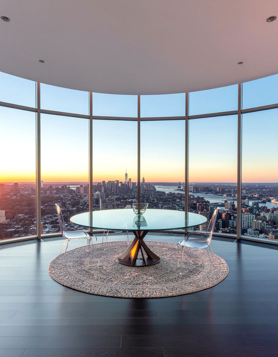 Floor To Ceiling Windows - 30 bay window dining ideas