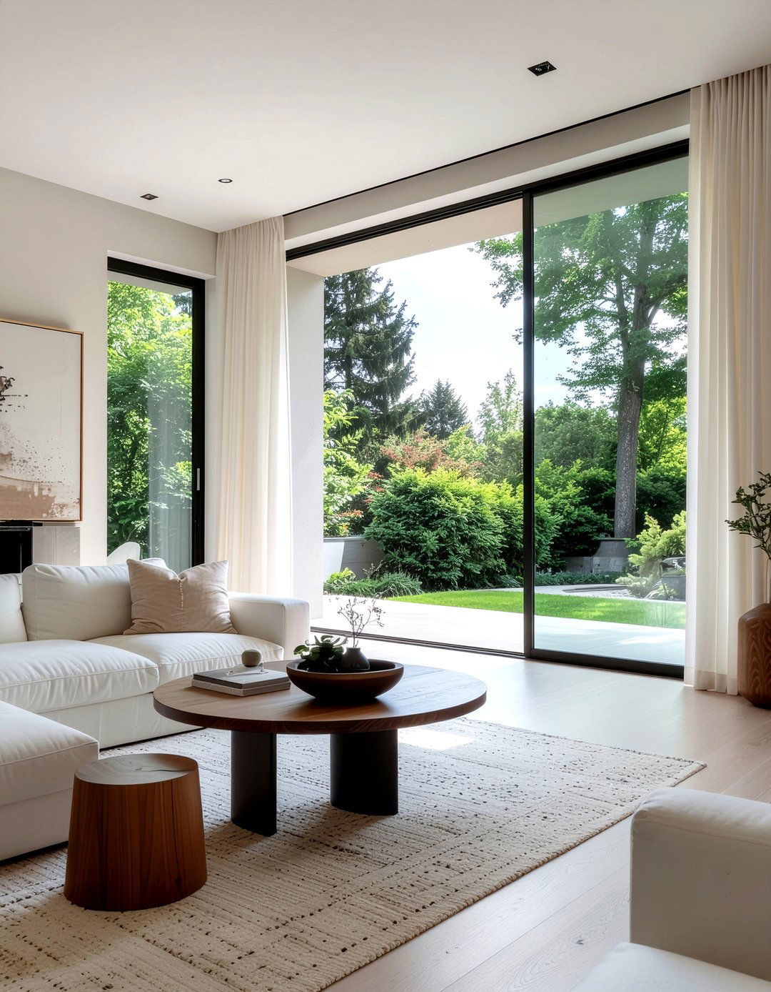 Floor To Ceiling Windows - 30 large living room ideas