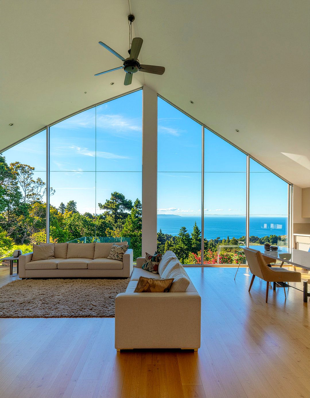 Floor To Ceiling Windows - 30 living room vaulted ceiling ideas