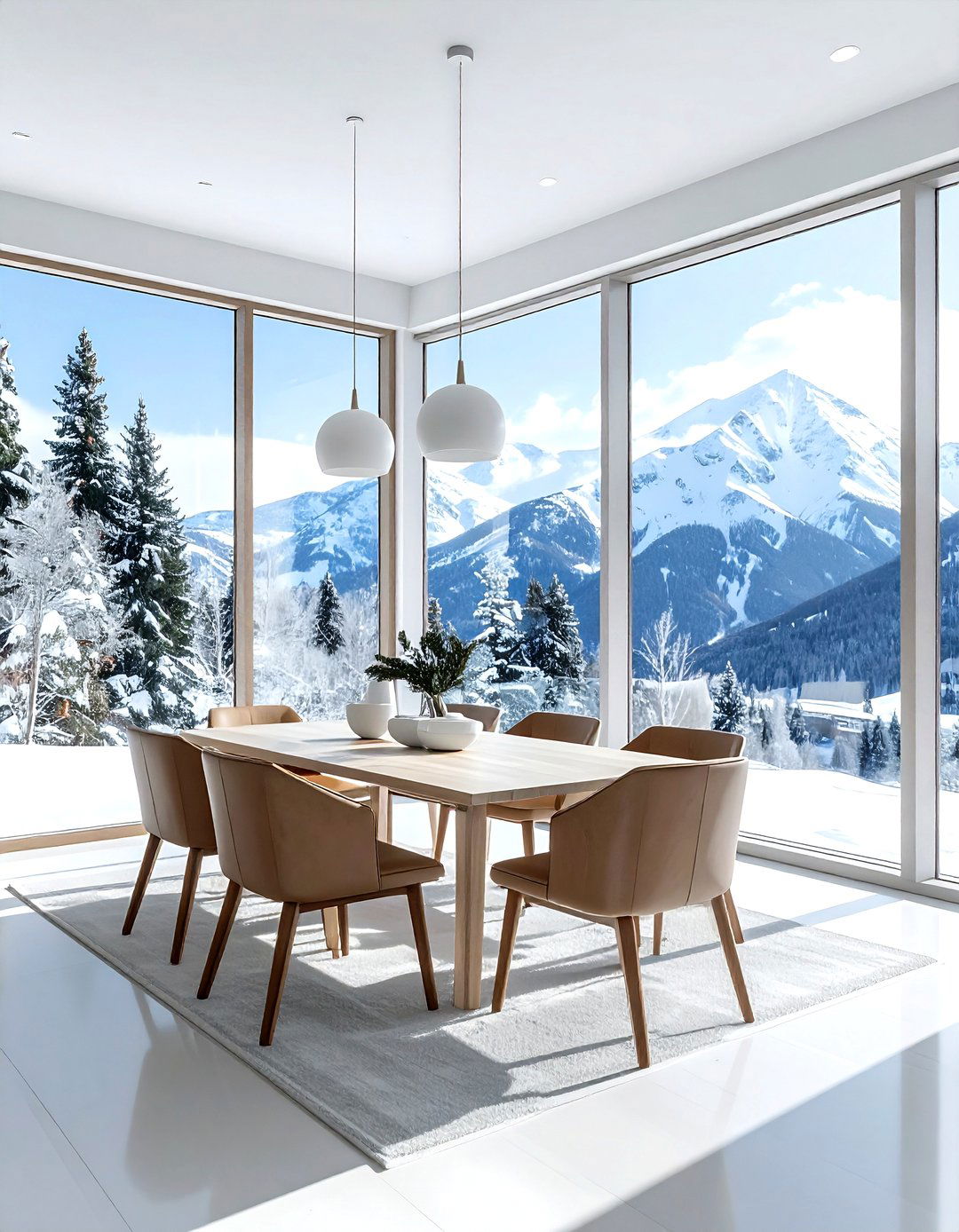 Floor To Ceiling Windows Dining - 30 Aspen dining room ideas