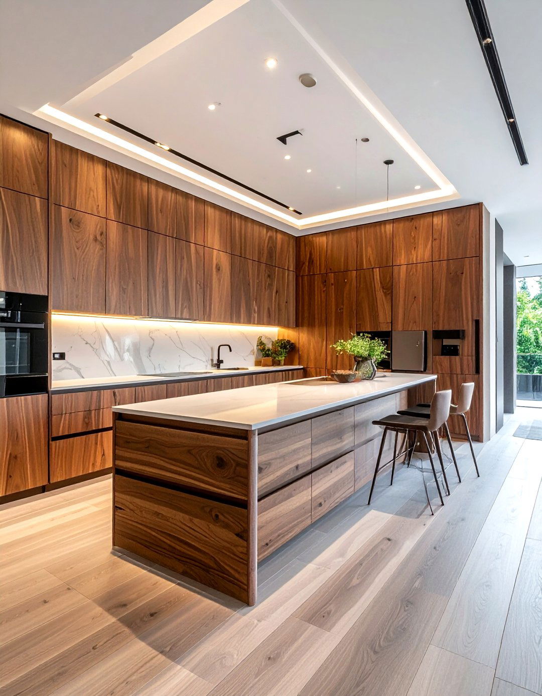 Floor To Ceiling Wood Kitchen - 30 wood kitchen ideas