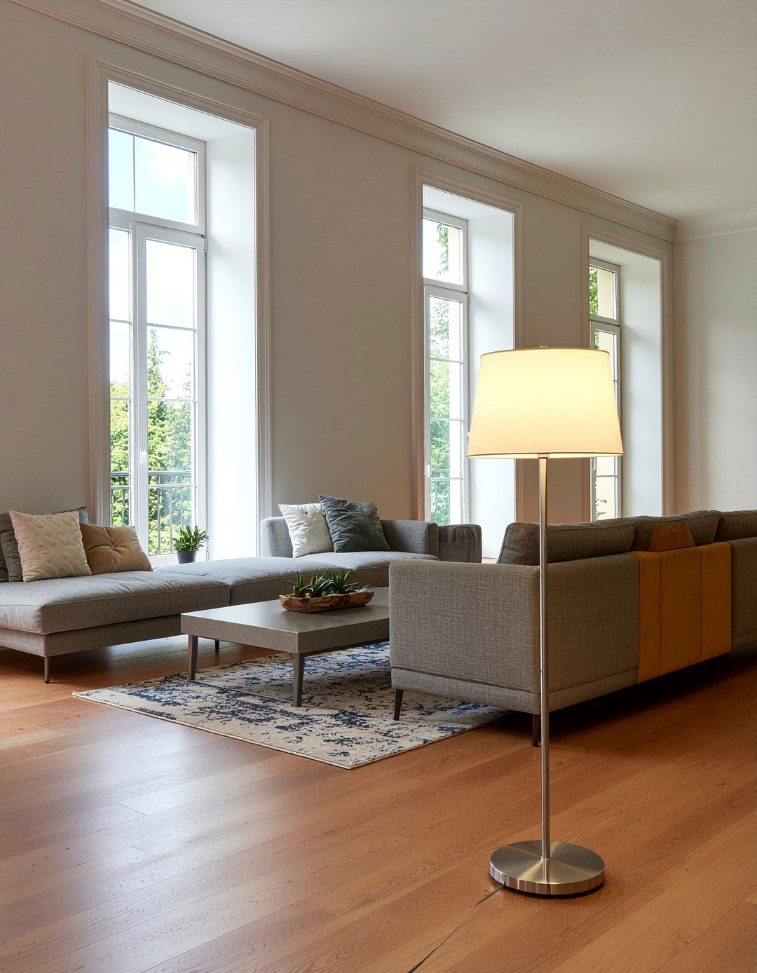 Floor lamp in large room - 30 living room floor lamp placement