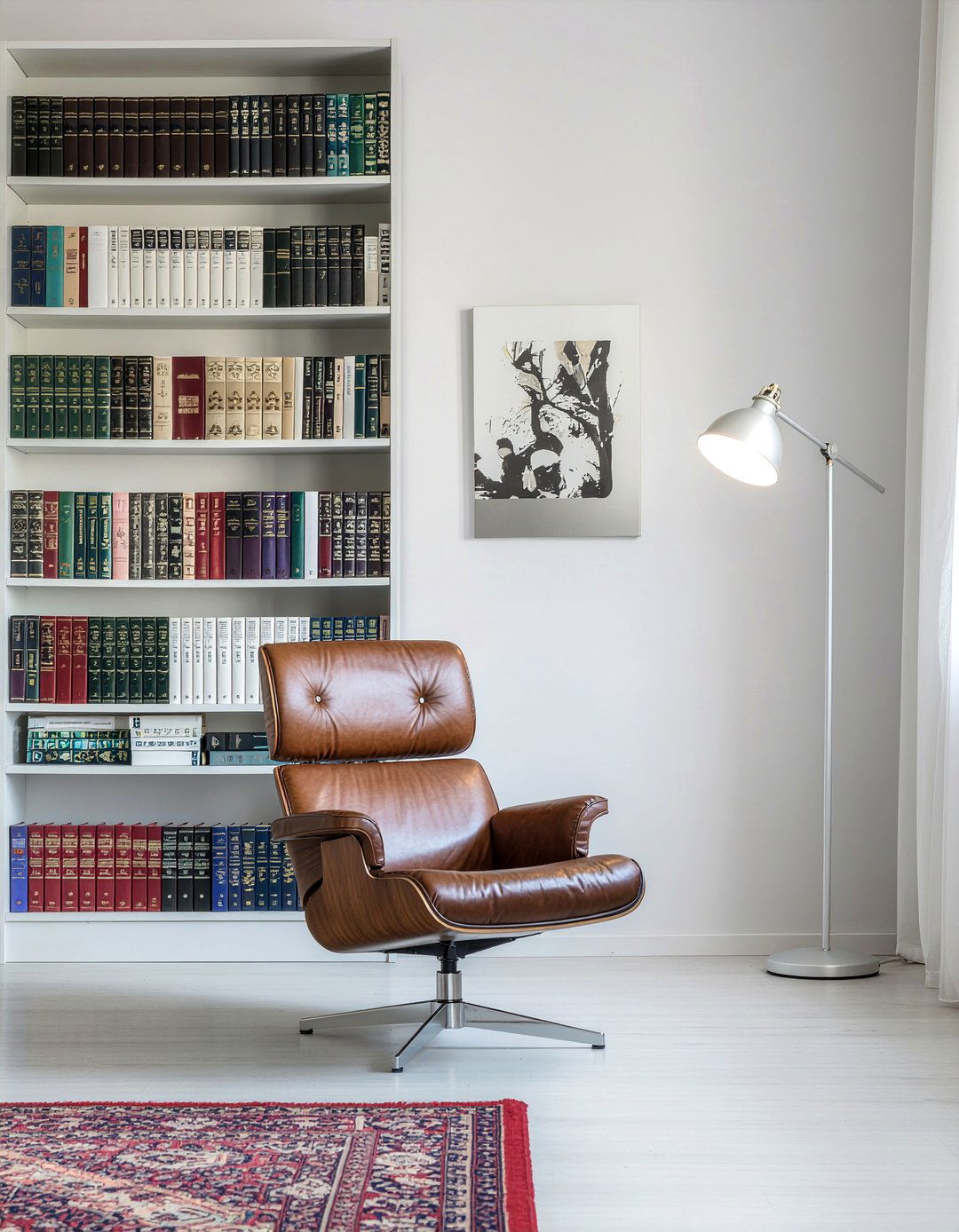 Floor lamp near bookshelf - 30 living room floor lamp placement