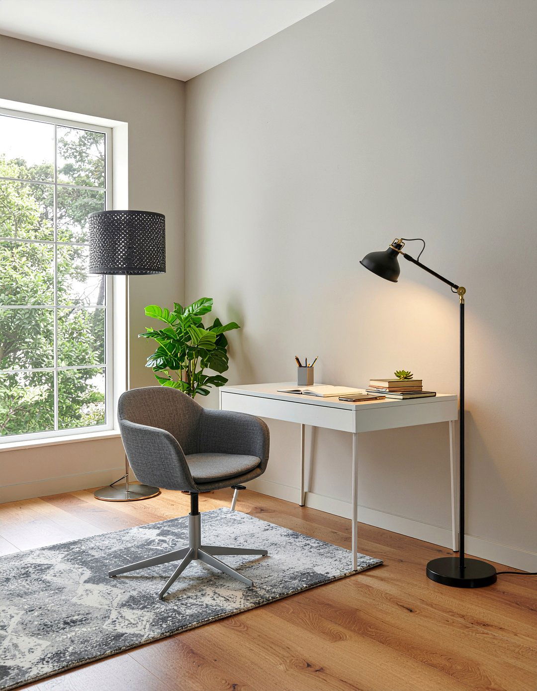 Floor lamp near desk - 30 living room floor lamp placement