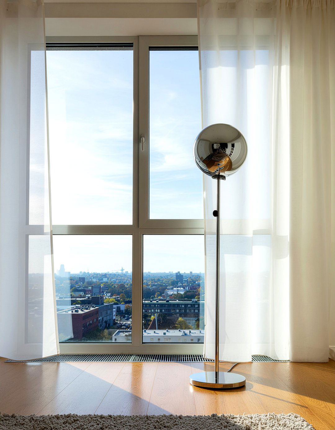 Floor lamp near window - 30 living room floor lamp placement