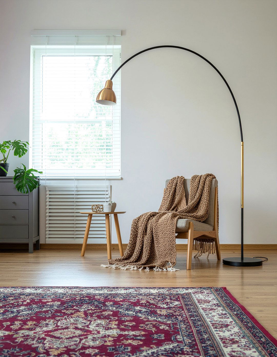 Floor lamps - 30 removable living room ideas