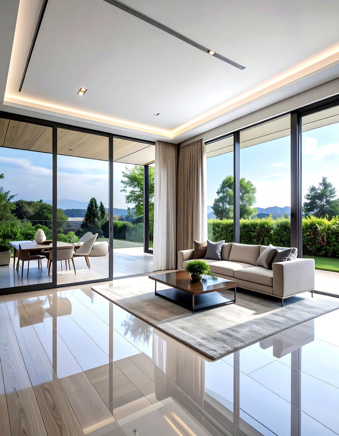 Floor to ceiling bifold doors - 30 living room bifold doors