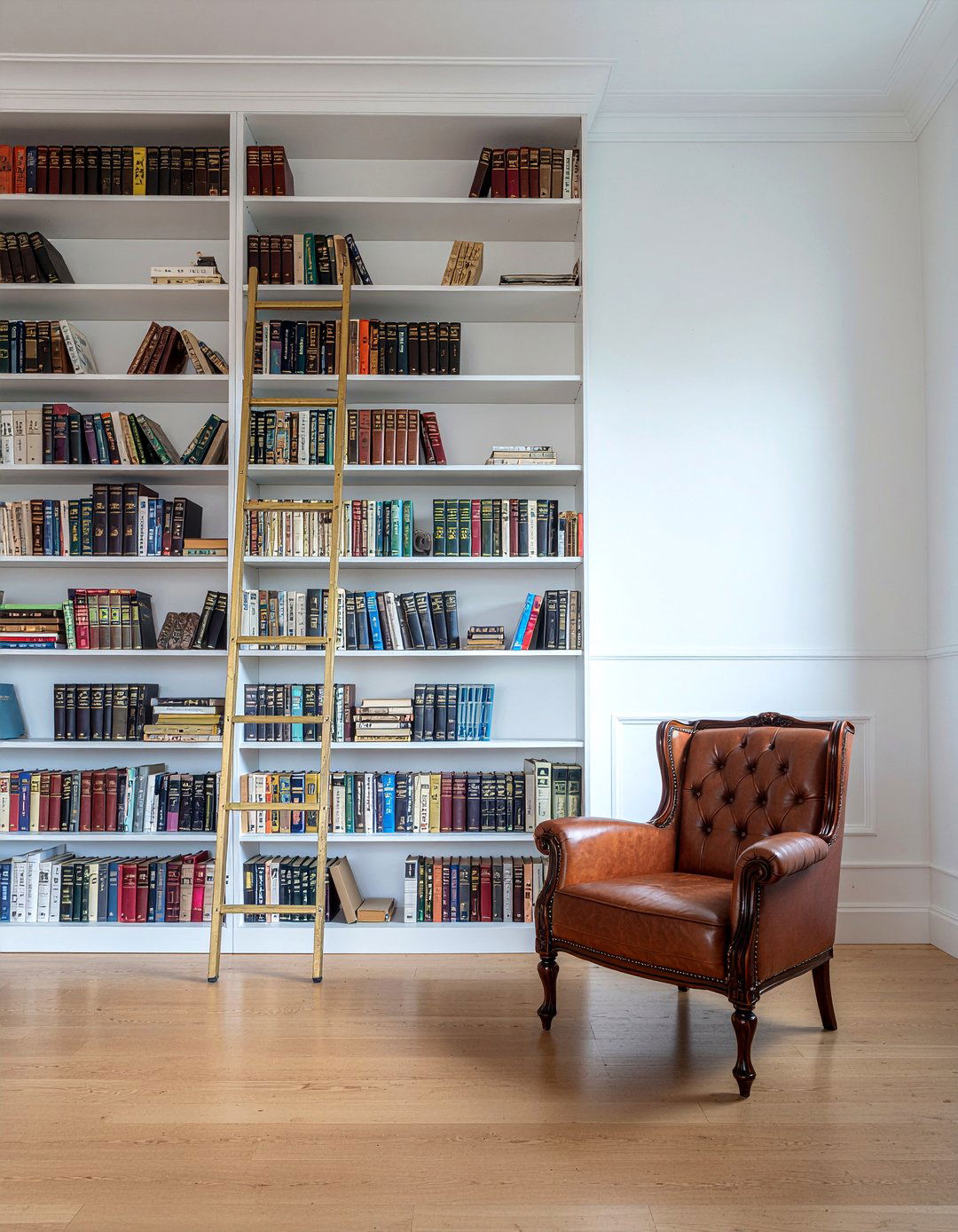 Floor to ceiling bookshelf - 30 double height living room ideas