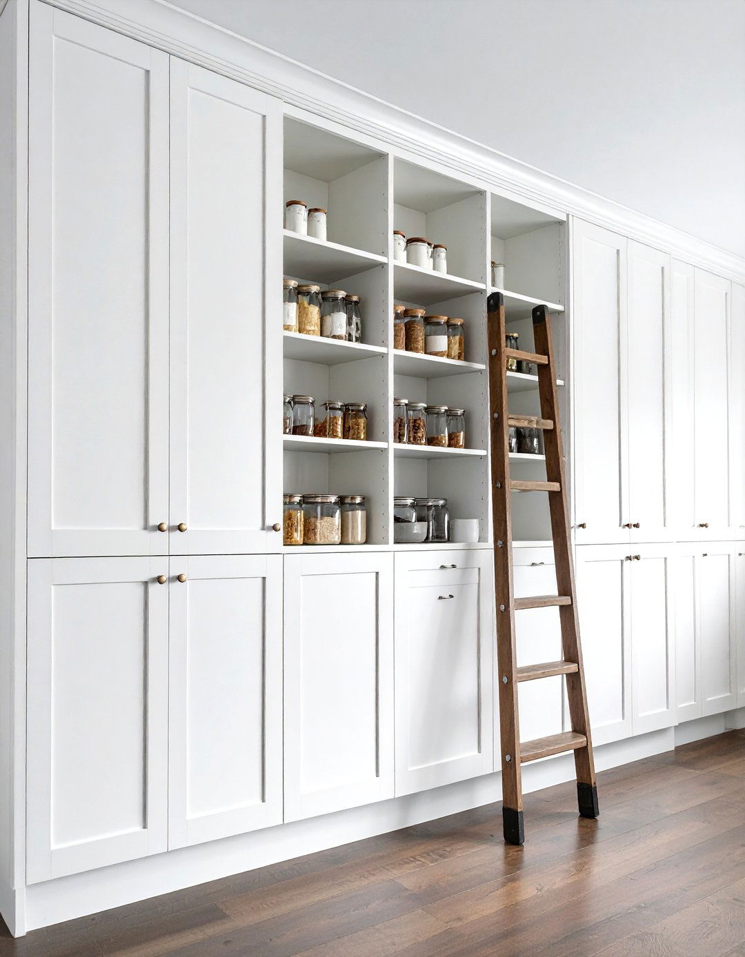 Floor to ceiling cabinet - 30 kitchen catering kitchen ideas