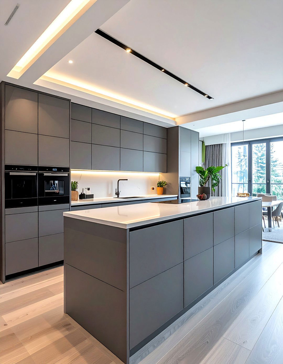 Floor to ceiling cabinets - 30 custom kitchen ideas