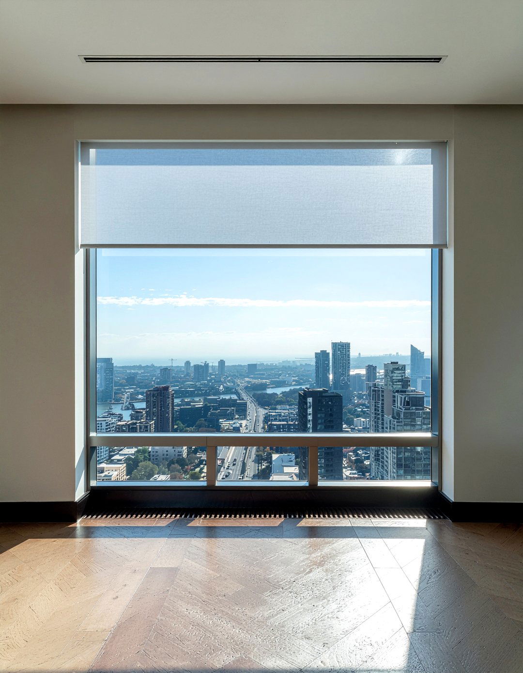 Floor to ceiling curtains - 30 hotel living room ideas