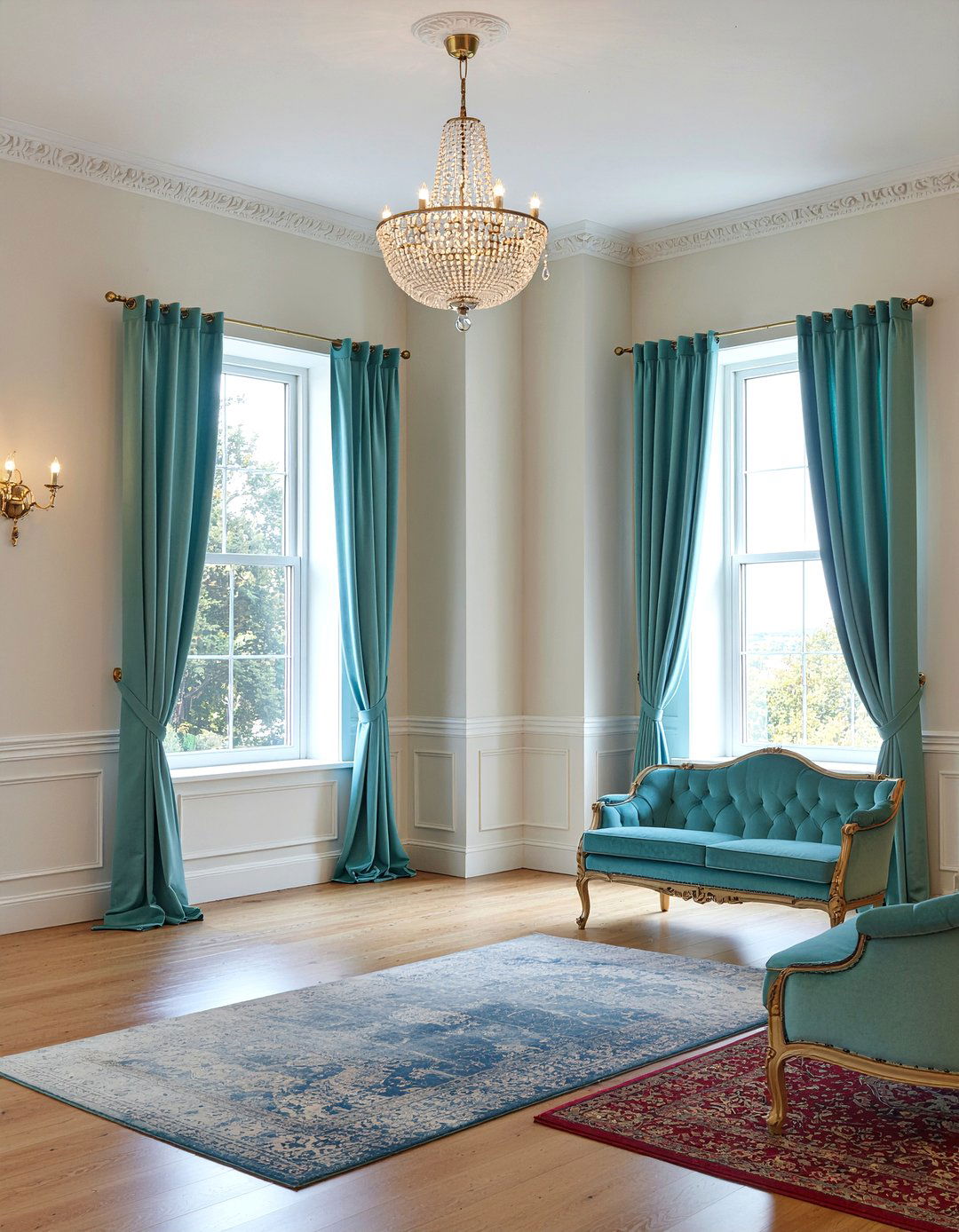 Floor to ceiling curtains sloped wall - 30 sloped ceiling living room ideas