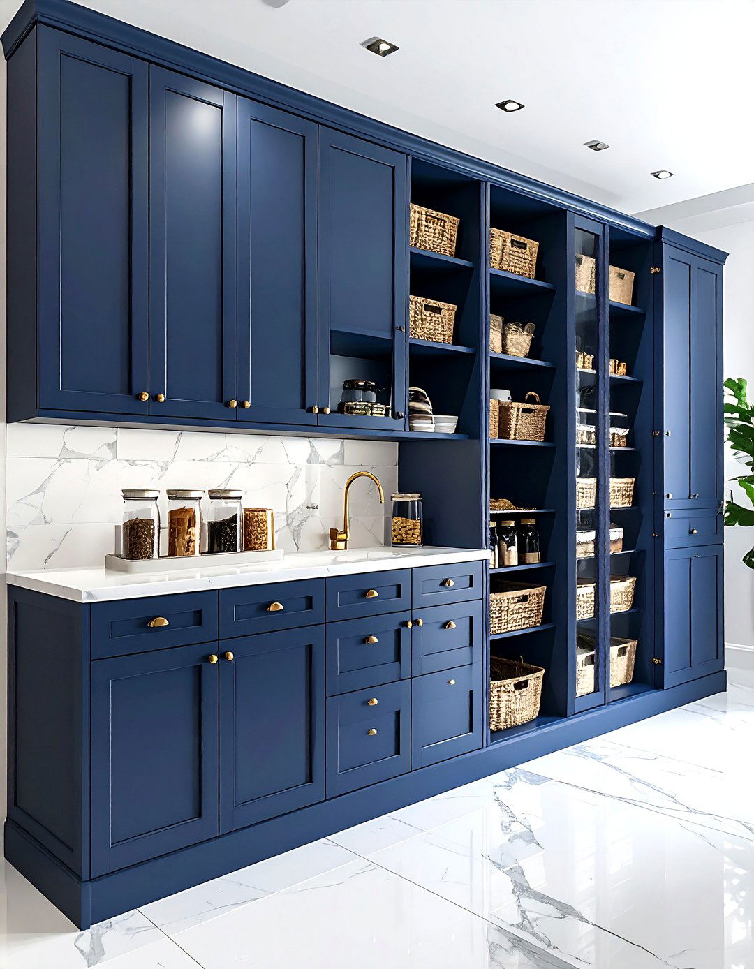 Floor to ceiling pantry - 30 dining room clever storage ideas