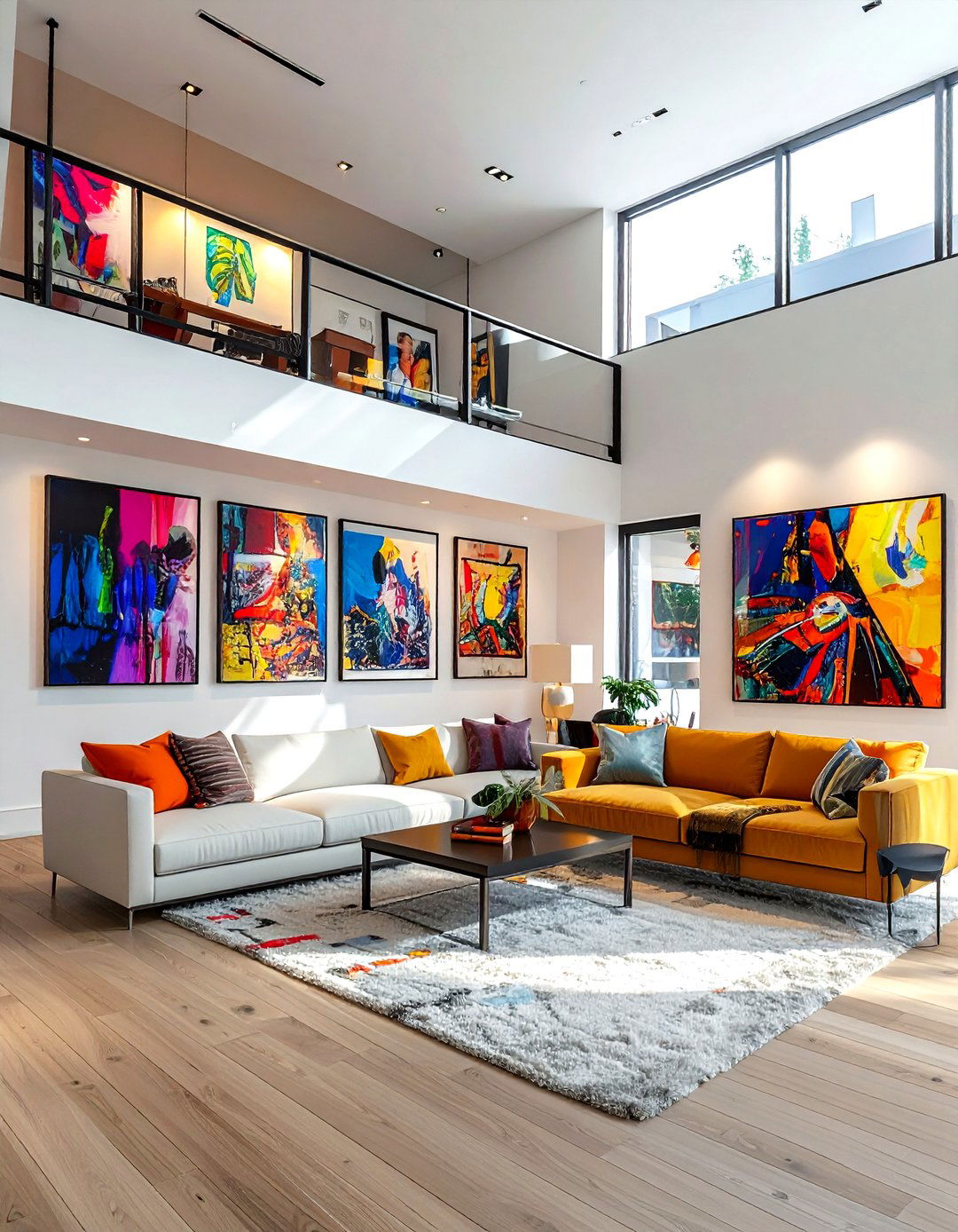 Floor to ceiling picture rail - 30 living room picture rail ideas