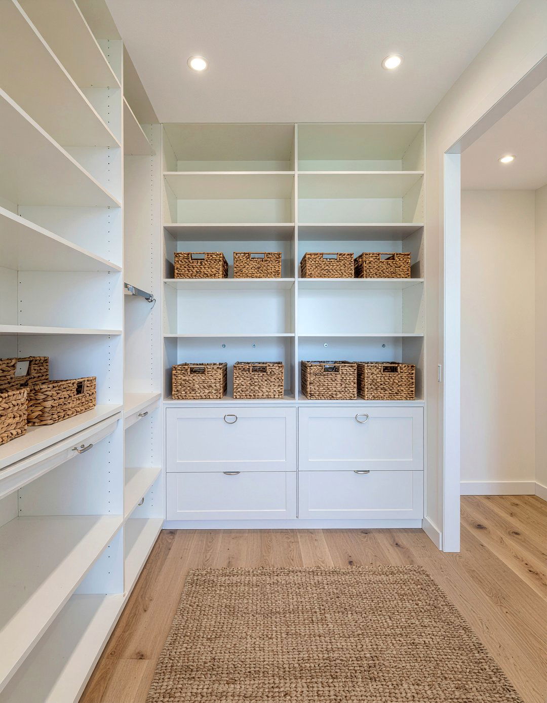 Floor to ceiling shelving - 30 bedroom reach-in closet ideas