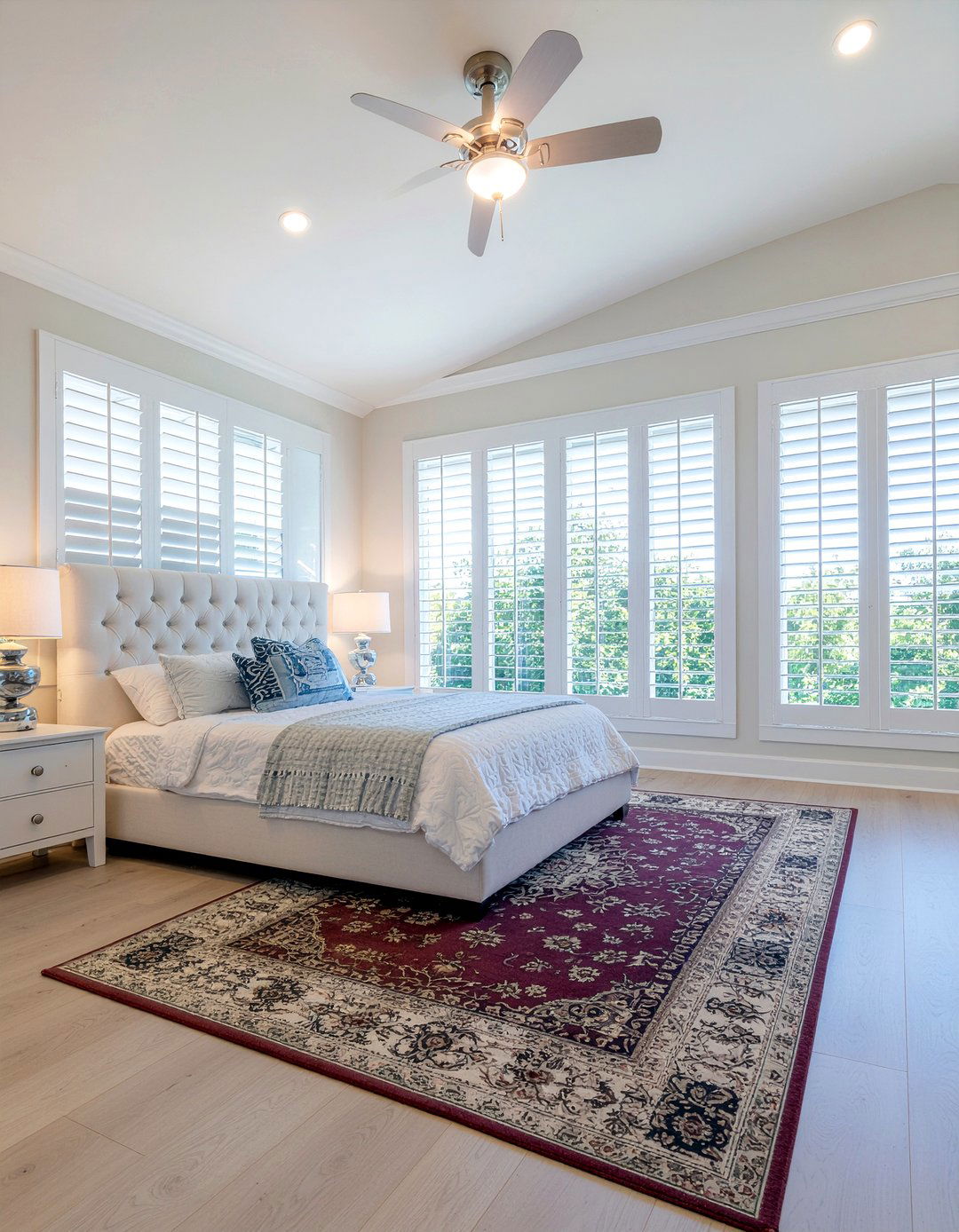 Floor to ceiling shutters - 30 bedroom plantation shutters