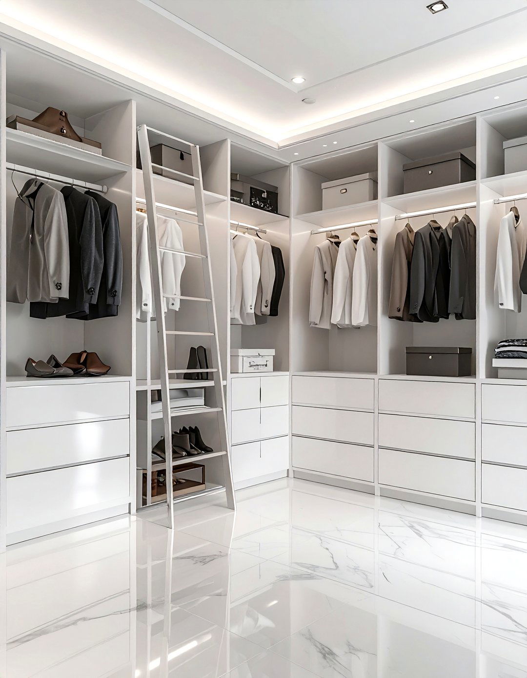 Floor to ceiling wardrobe - 30 bedroom closet organization
