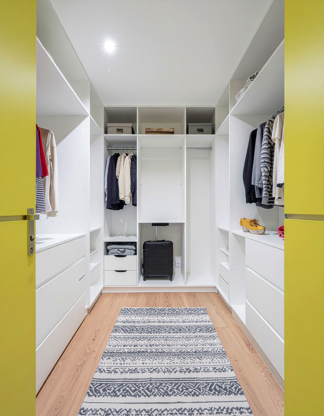 Floor to ceiling wardrobe - 30 bedroom storage ideas