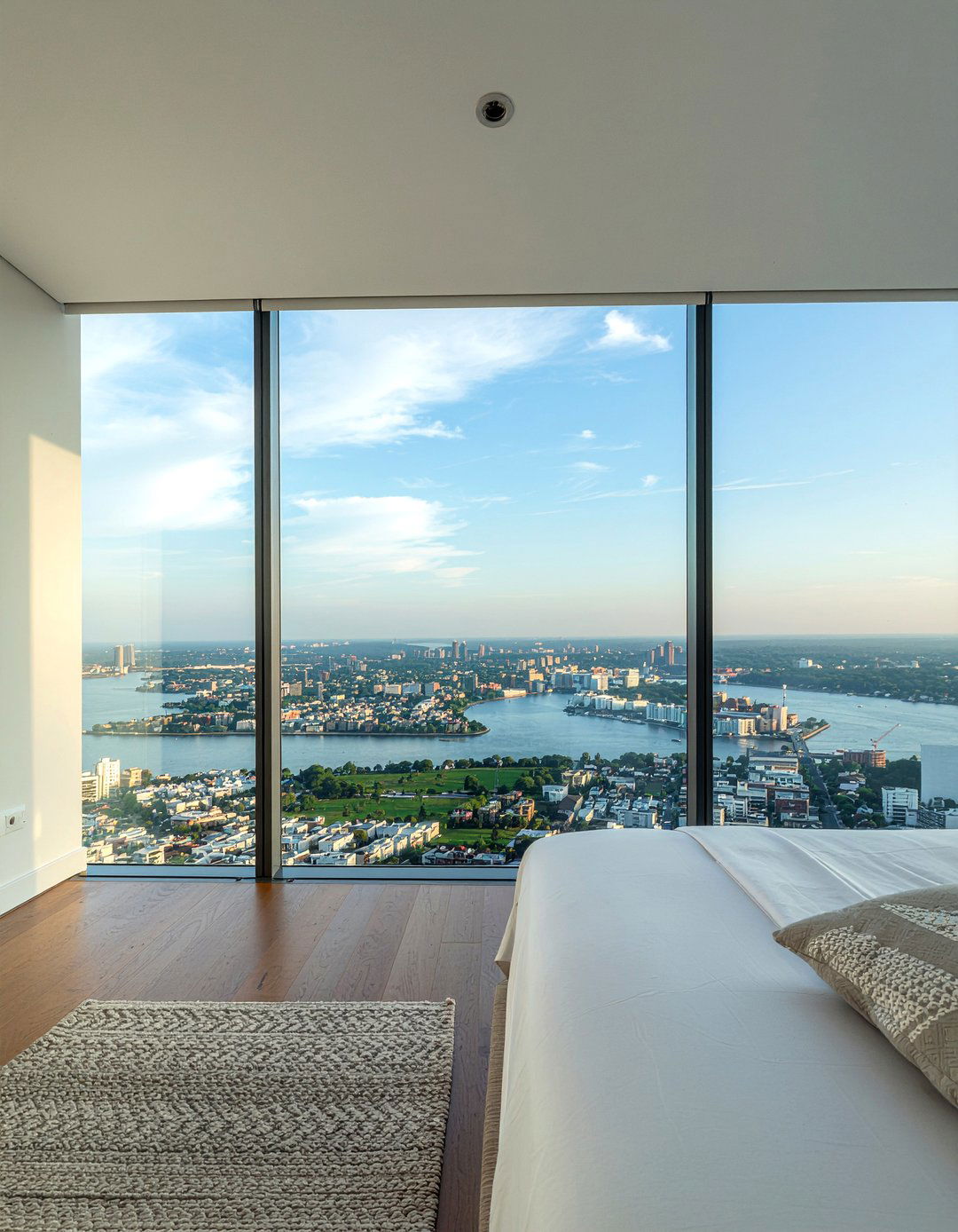 Floor to ceiling windows - 30 high ceiling bedroom ideas