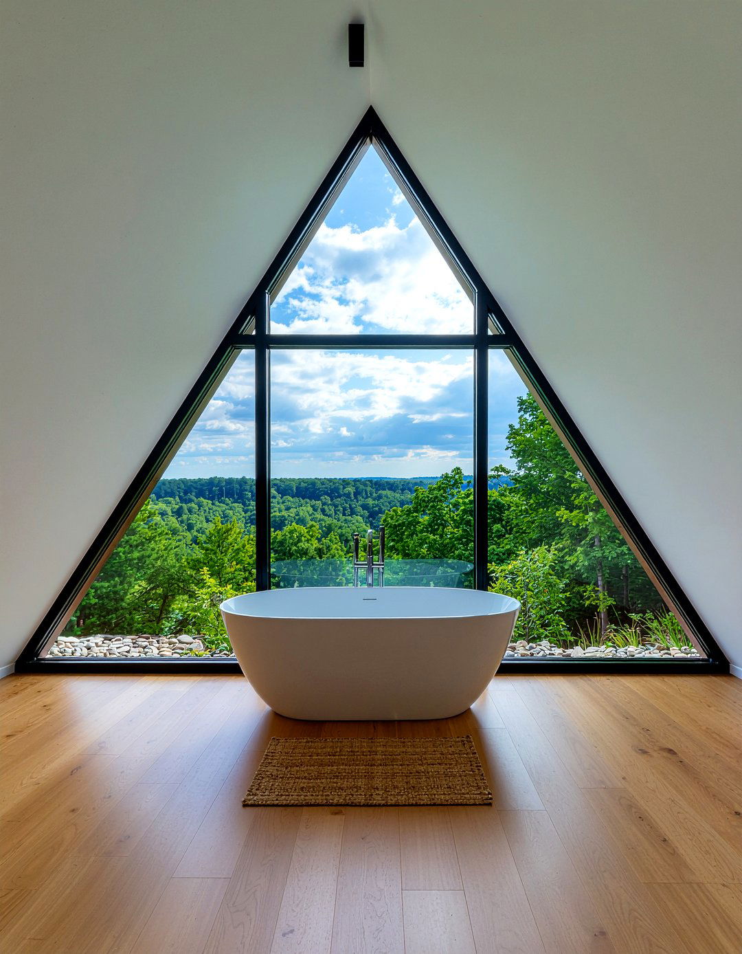 Floor to ceiling windows - 30 luxe bathroom ideas