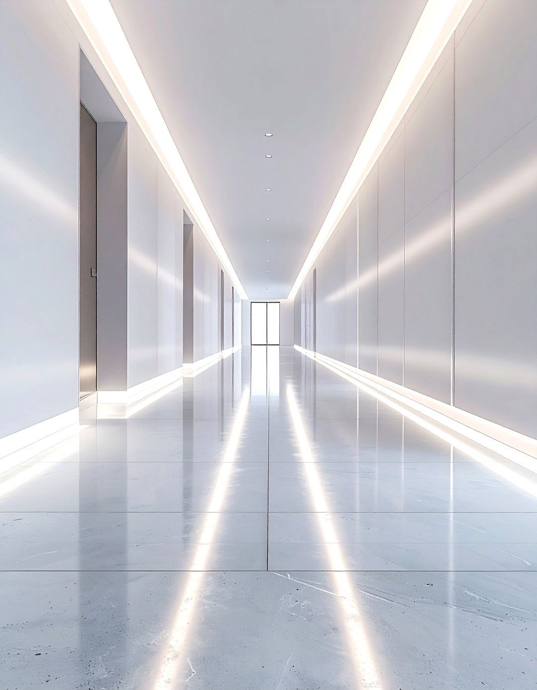 Floor trim lighting - 30 LED light decor ideas