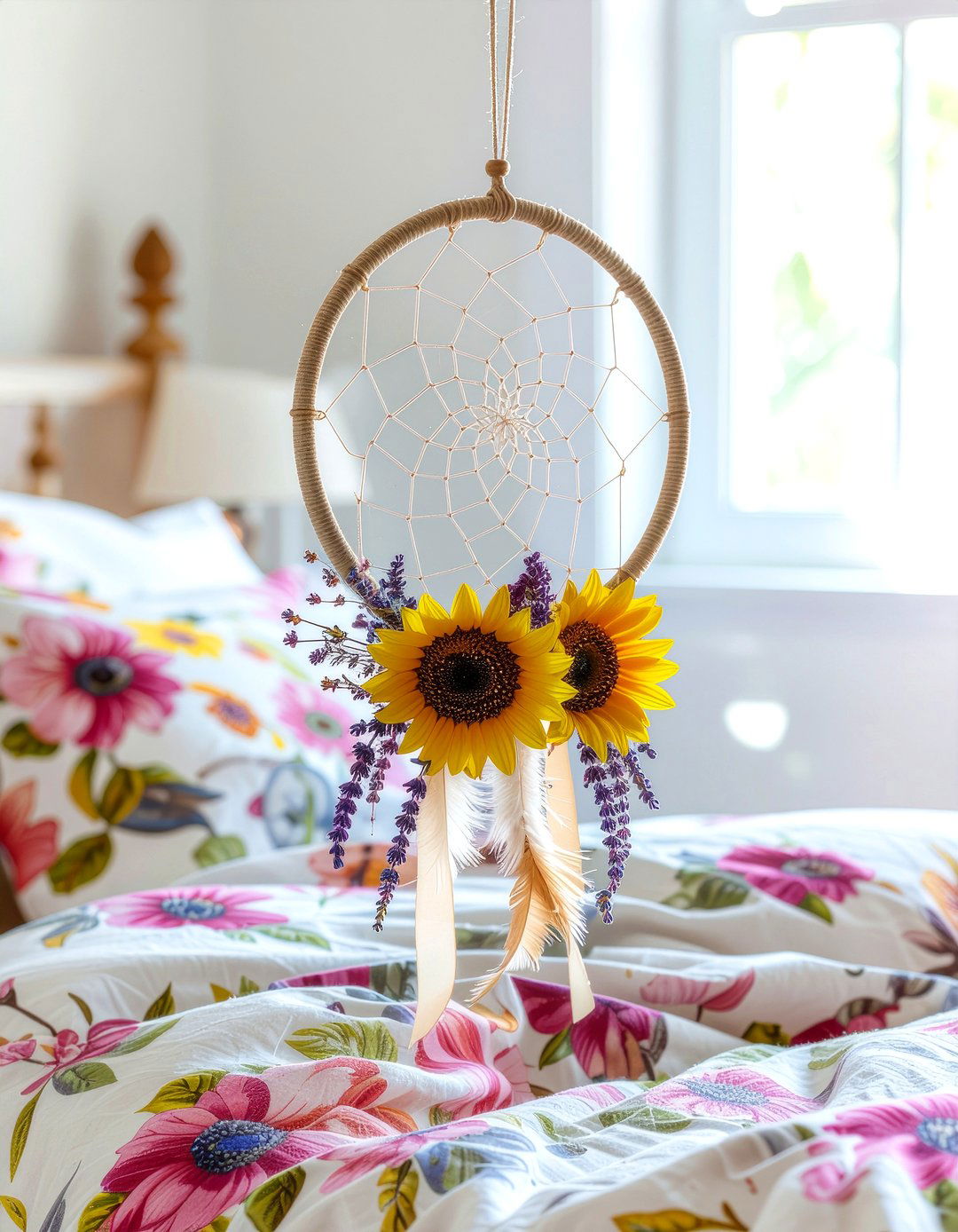 Floral Dreamcatcher - 30 bedroom dreamcatchers