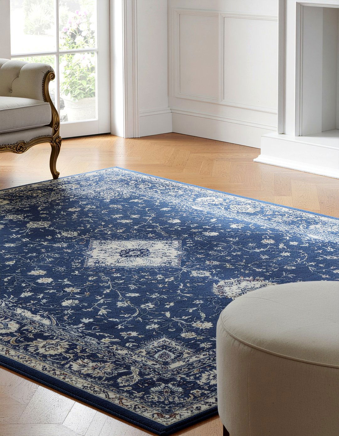 Floral Isfahan Rug Living Room - 30 living room Persian rugs