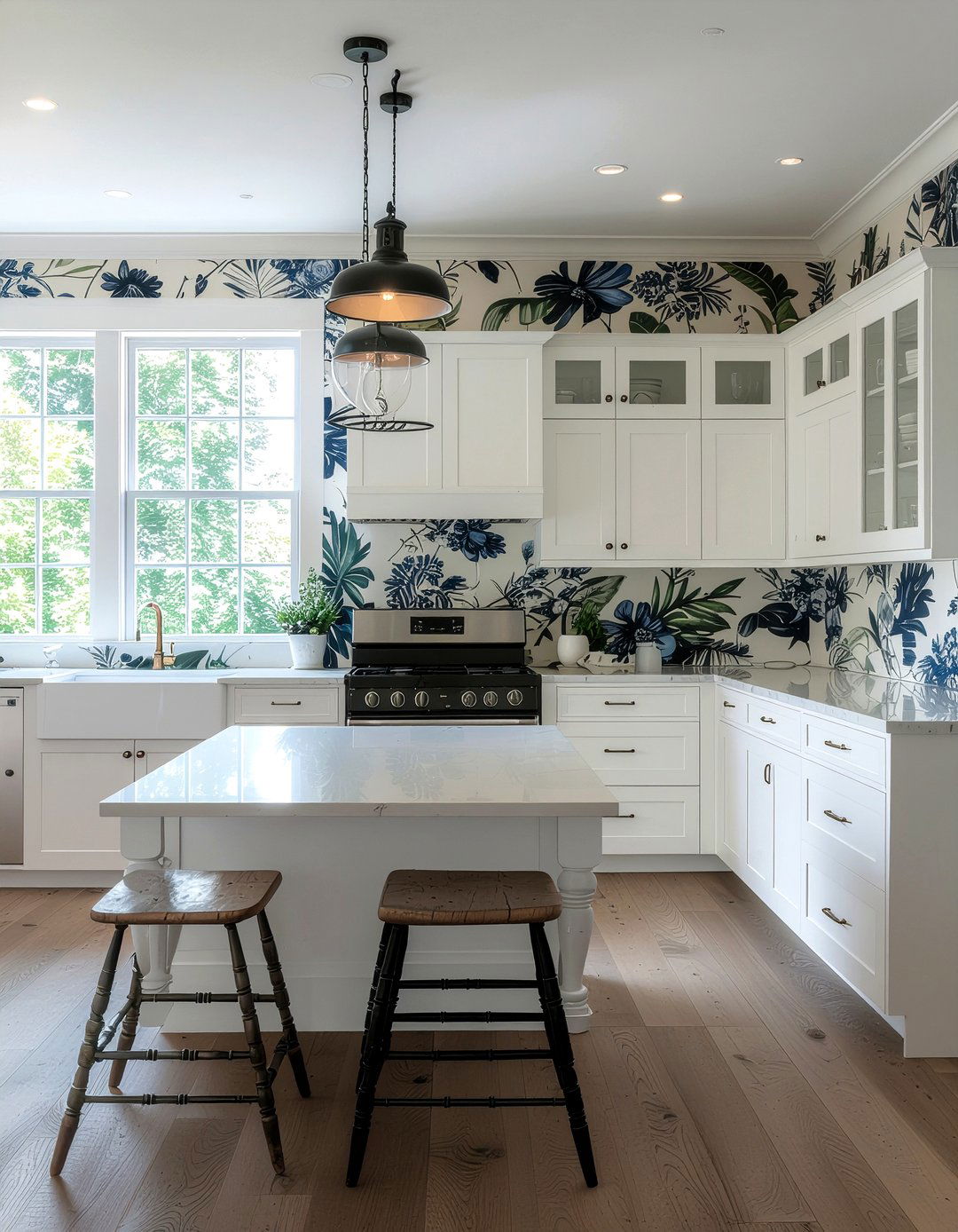 Floral Kitchen Wallpaper - 30 bold kitchen ideas