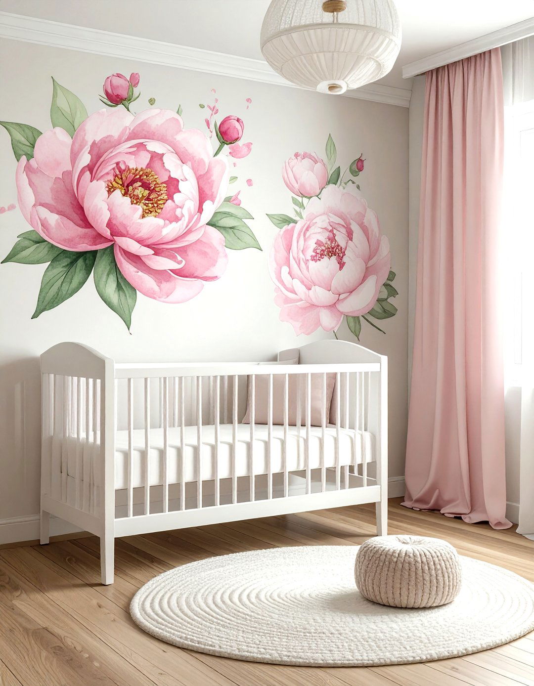 Floral Nursery Wallpaper - 30 newborn bedroom ideas