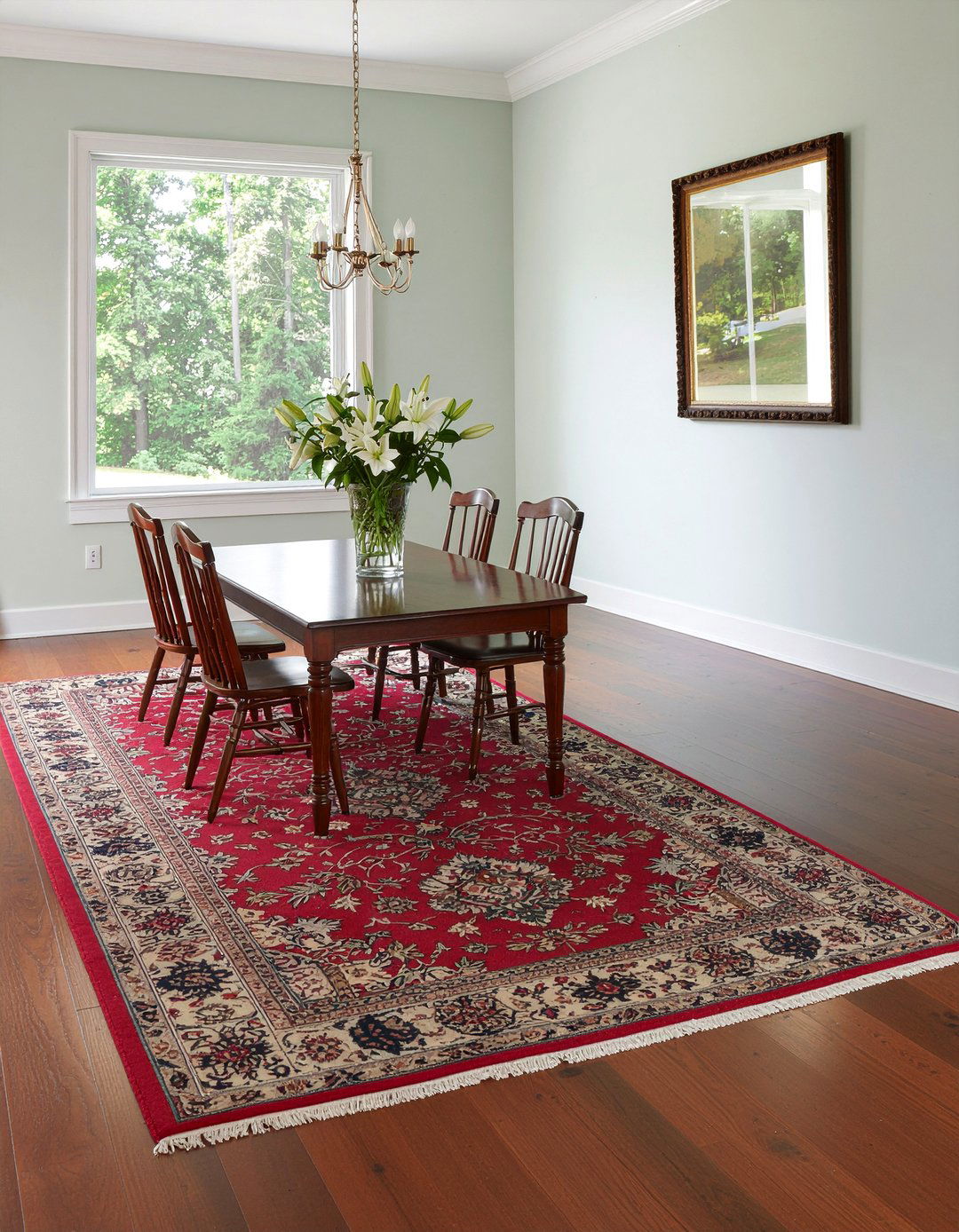 Floral Persian Rug - 30 Persian rug dining room ideas