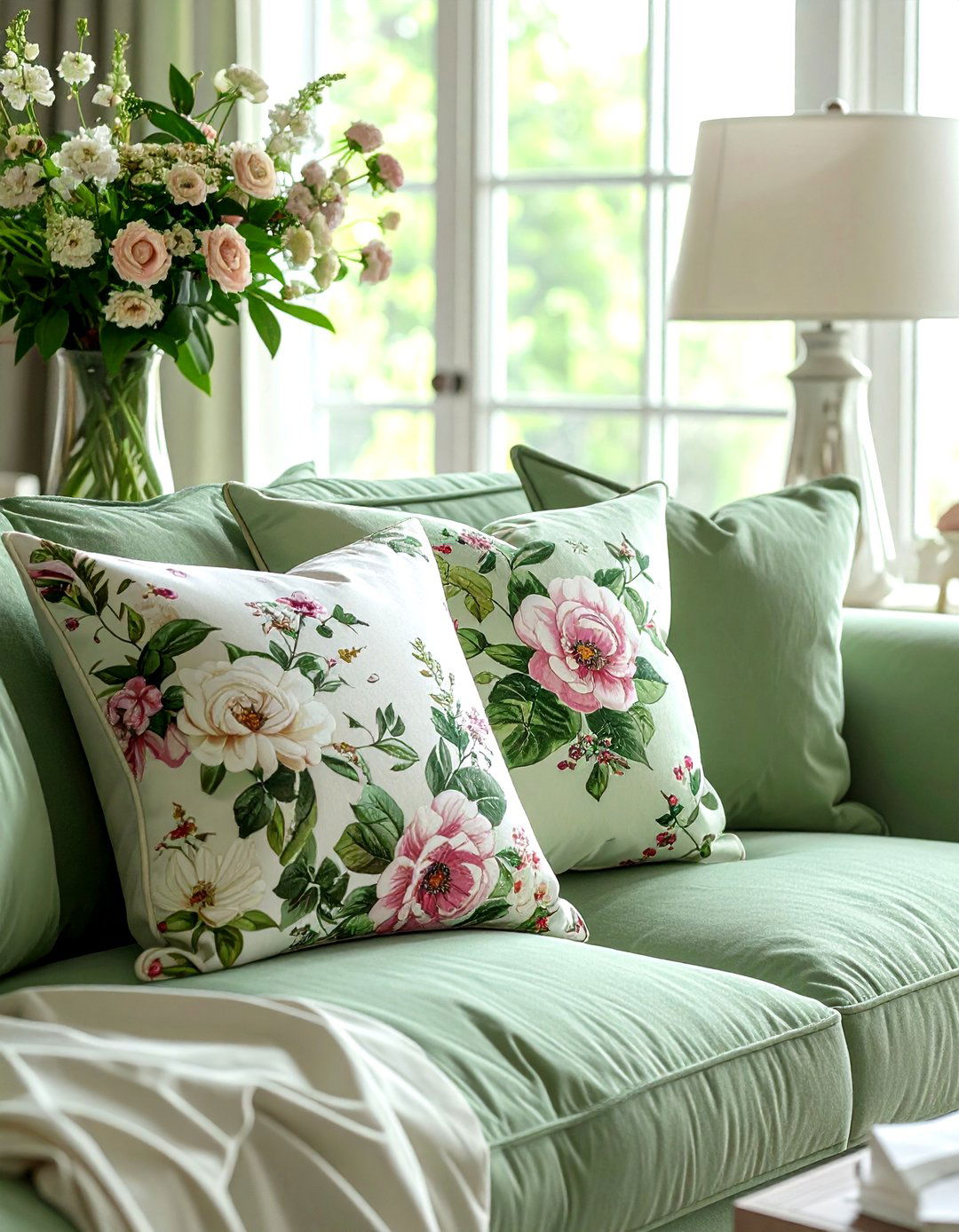 Floral Throw Pillow - 30 throw pillow ideas