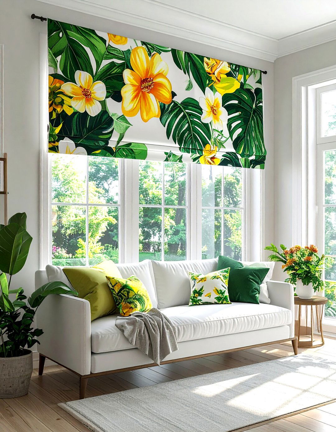 Floral Valance - 30 valance ideas