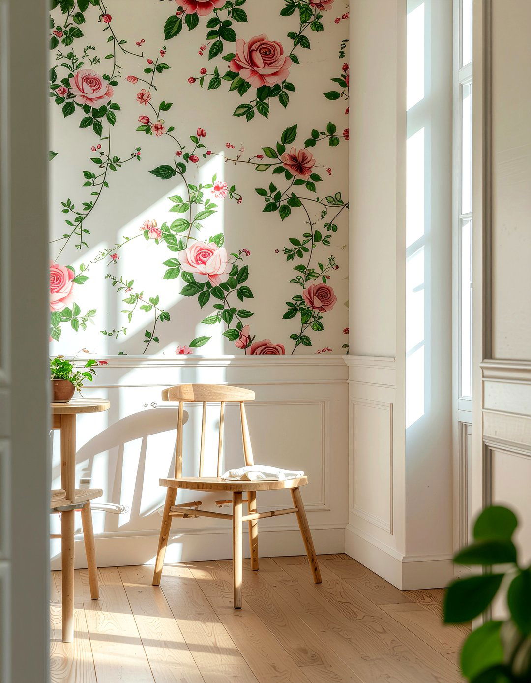 Floral Wallpaper - 30 English country dining room ideas