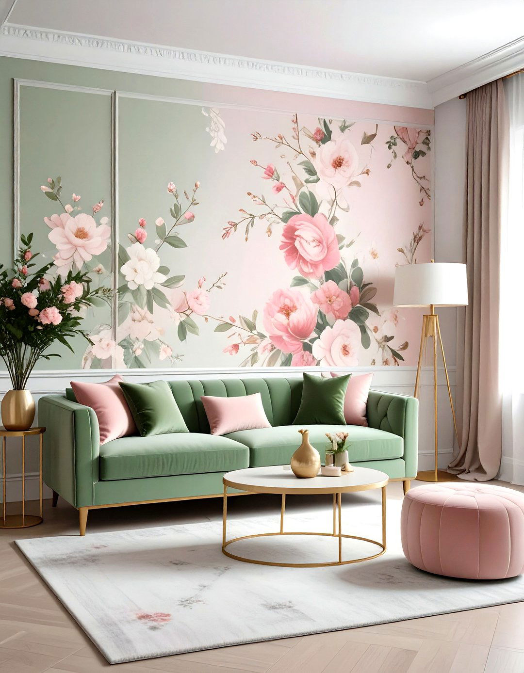 Floral Wallpaper Living Room - 30 living room wallpaper ideas
