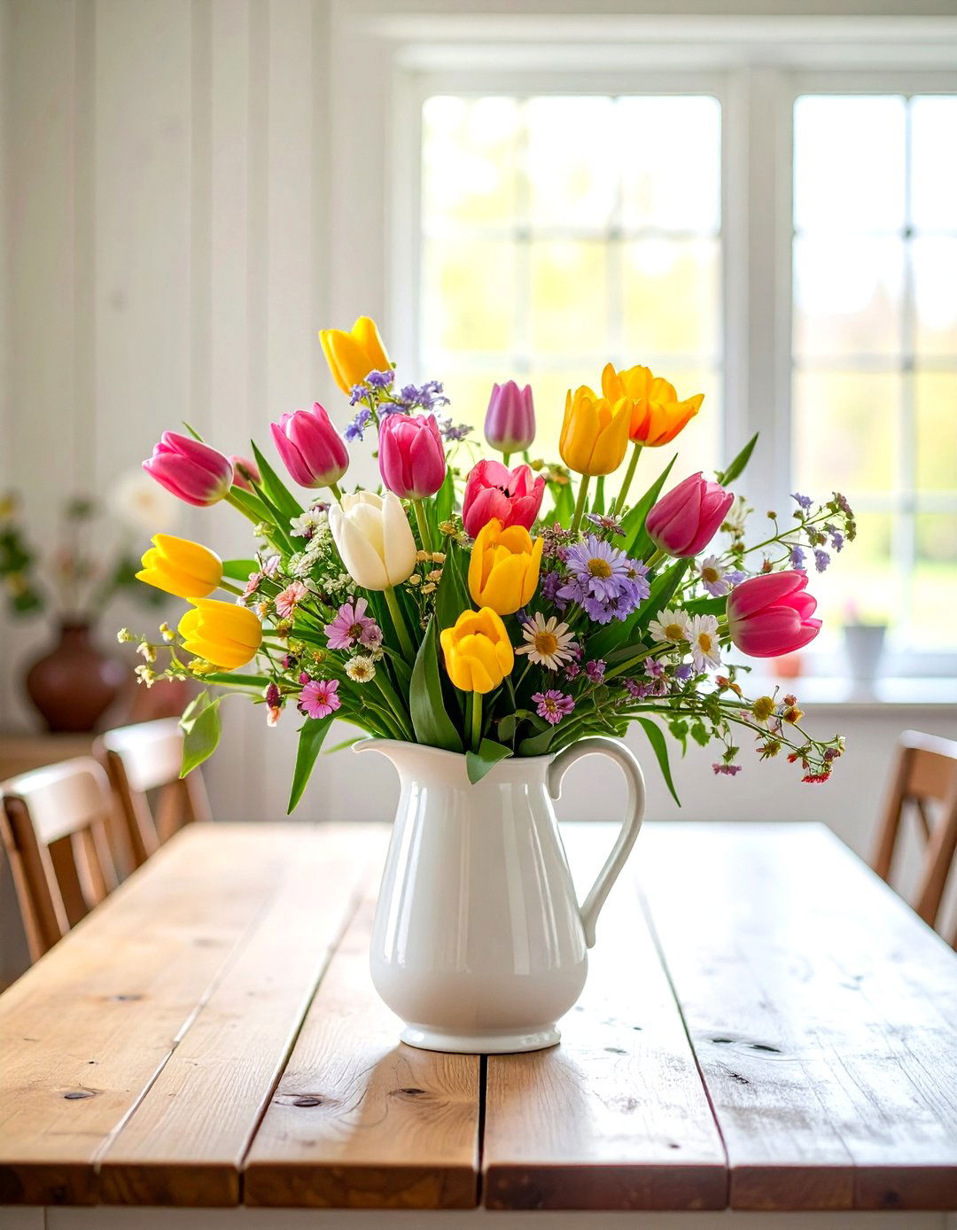 Floral arrangement centerpiece - 30 garden-inspired decor ideas