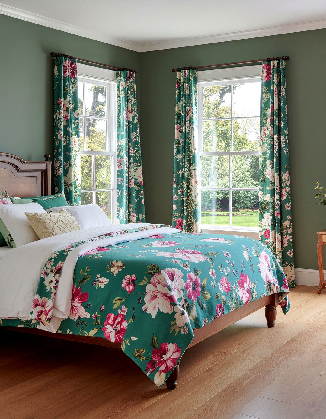 Floral blackout curtains - 30 bedroom blackout curtains