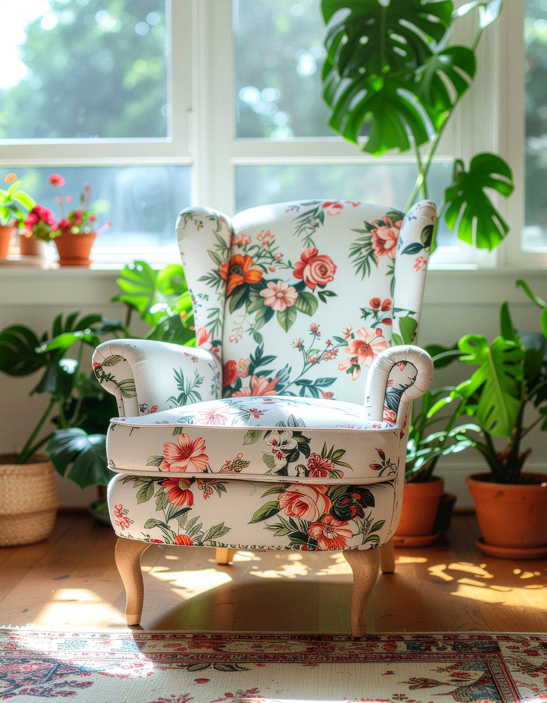 Floral club chair - 30 living room club chairs