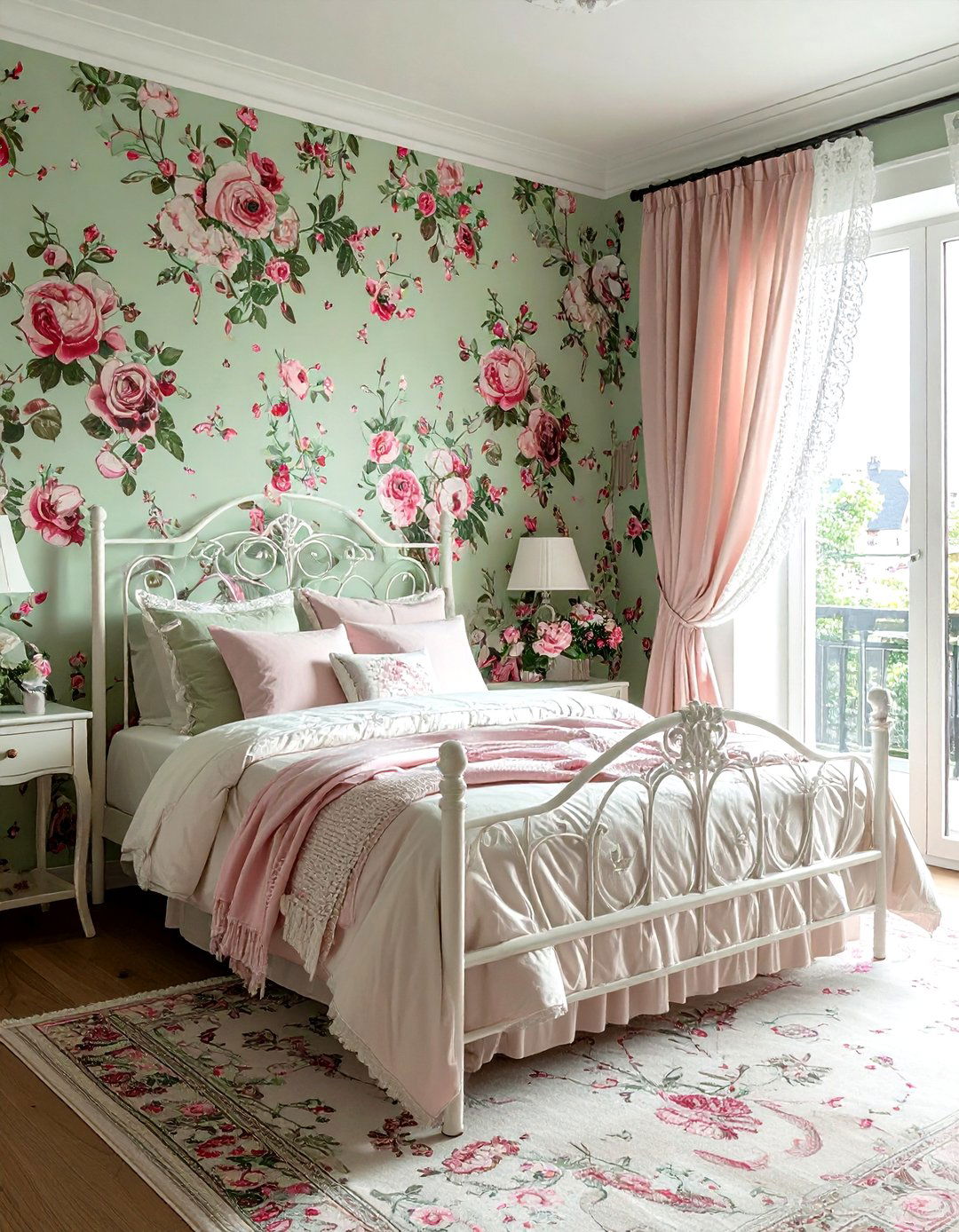 Floral damask wallpaper - 30 damask wallpaper ideas
