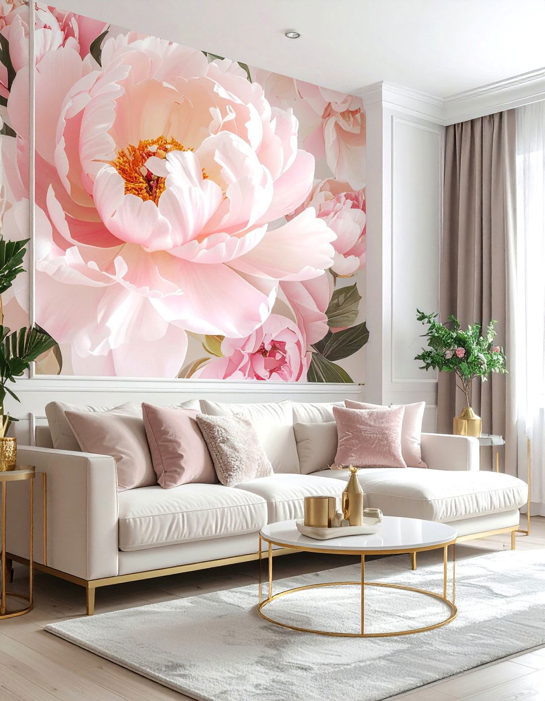 Floral peel and stick wallpaper - 30 removable wallpaper ideas