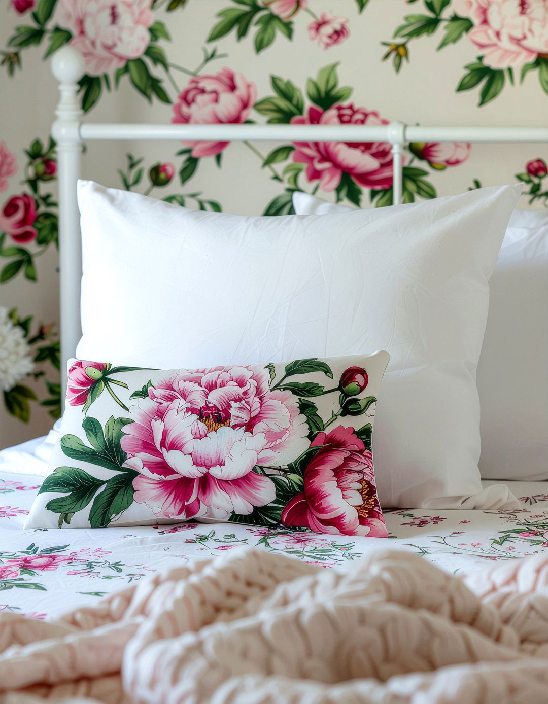 Floral print bolster pillow - 30 bedroom bolster pillows