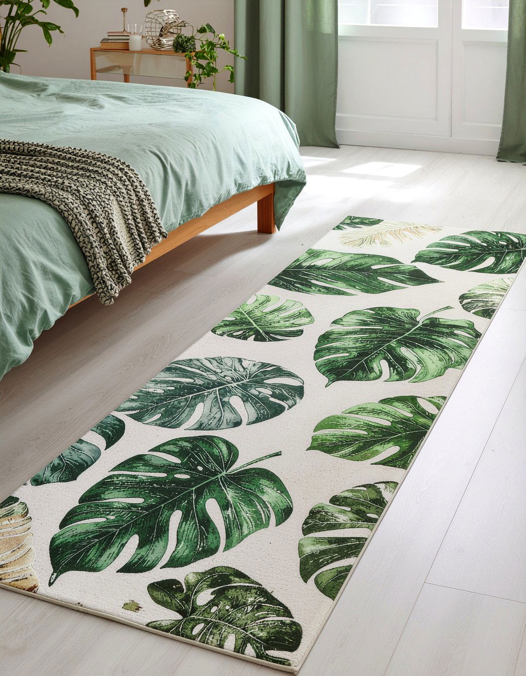 Floral runner rug - 30 bedroom runner rugs