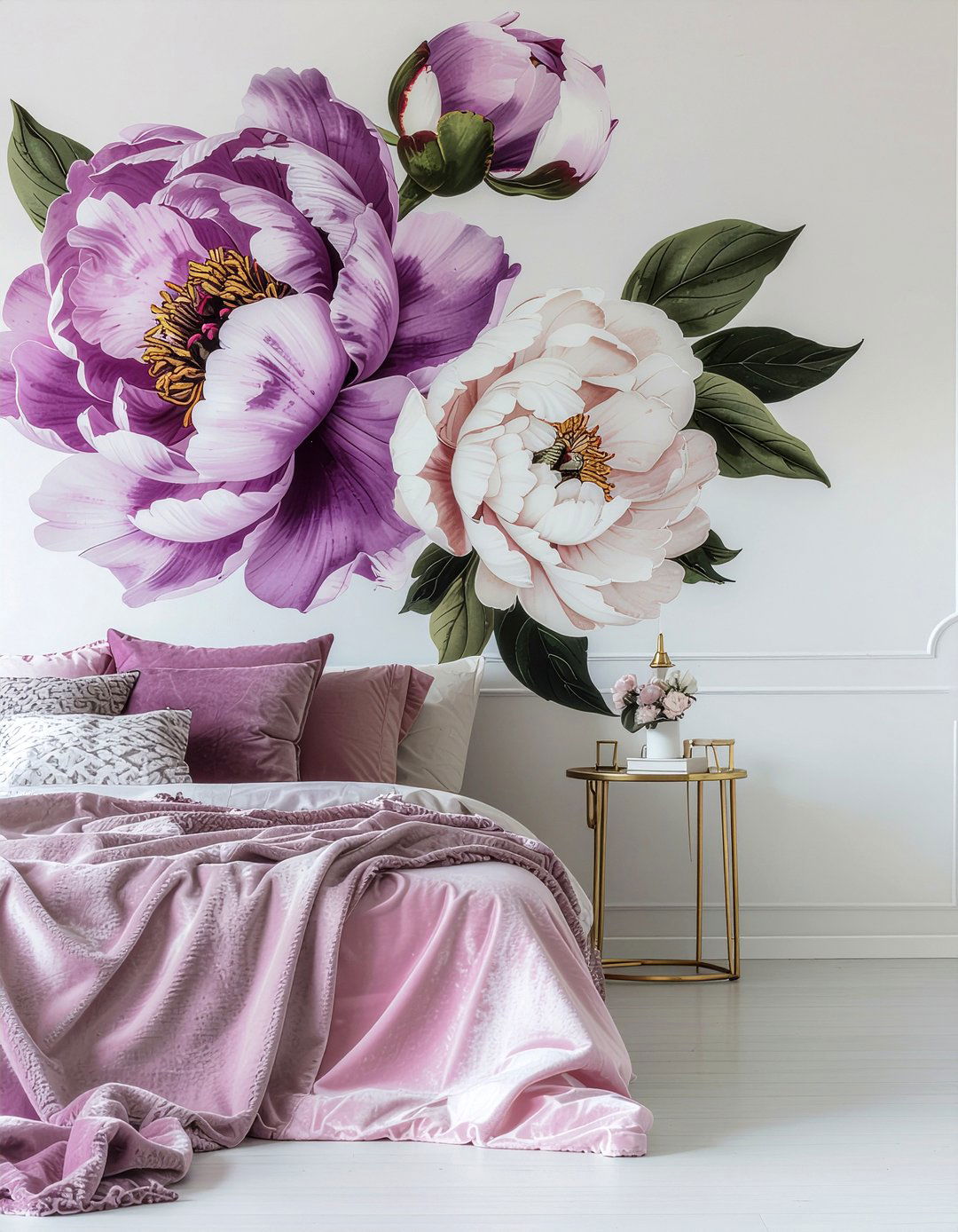 Floral wall stickers - 30 bedroom wall stickers