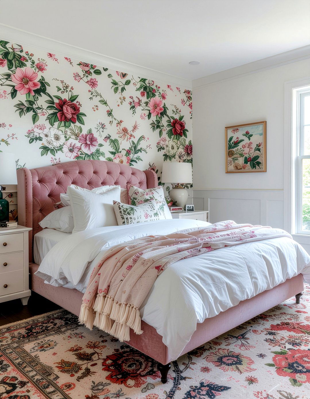 Floral wallpaper - 30 bedroom wallpapers