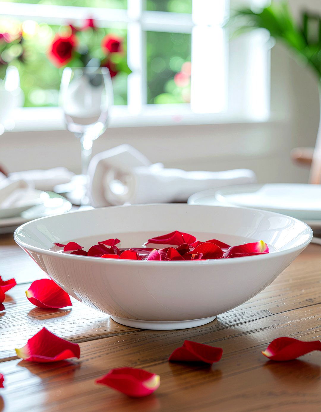 Flower Petal Bowl - 30 low centerpiece dining ideas