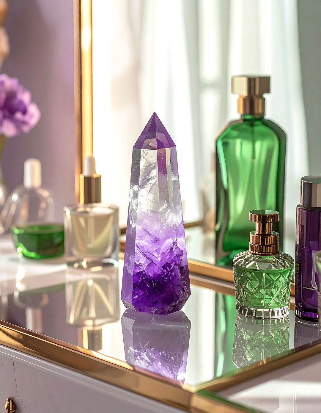 Fluorite Point - 30 mineral decor ideas